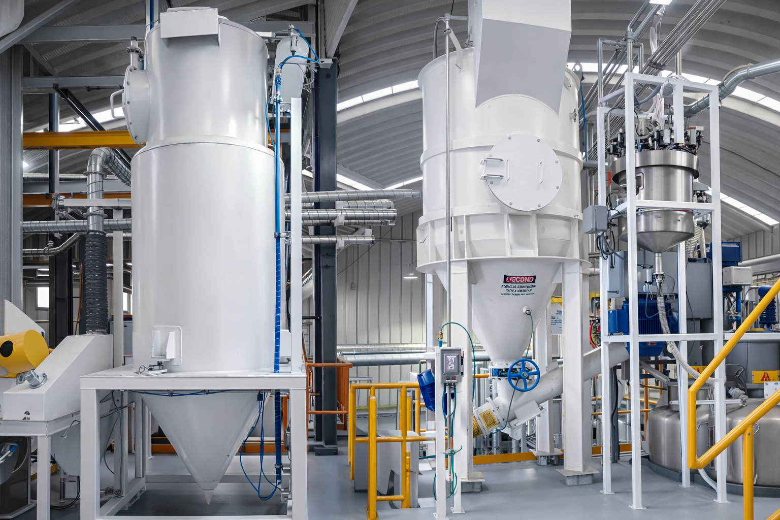 Fabricación de tolvas receptoras para polvos