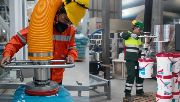 Manipulador ingrávido para canecas y cajas