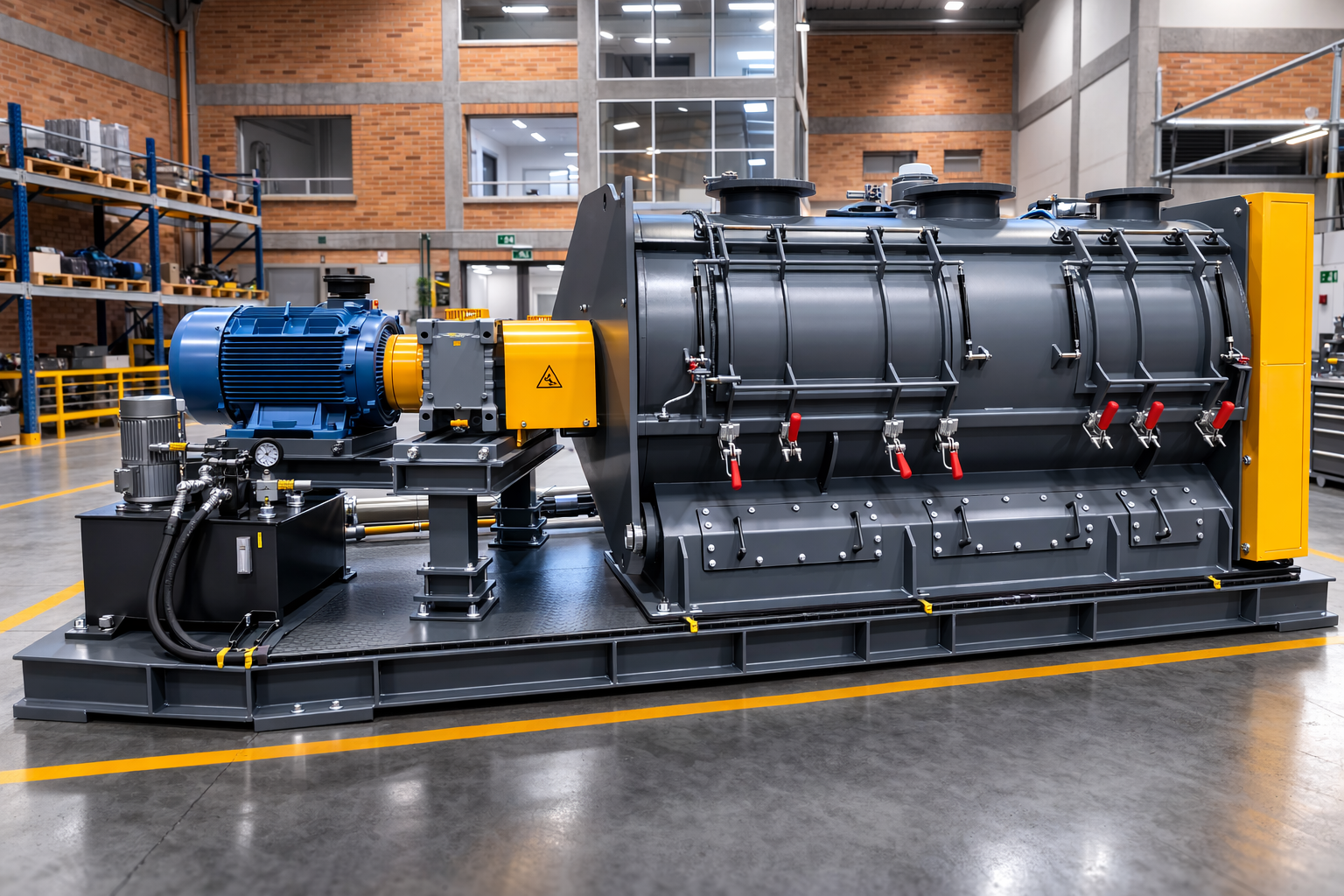 Mezcladores horizontales de alta eficiencia para morteros secos